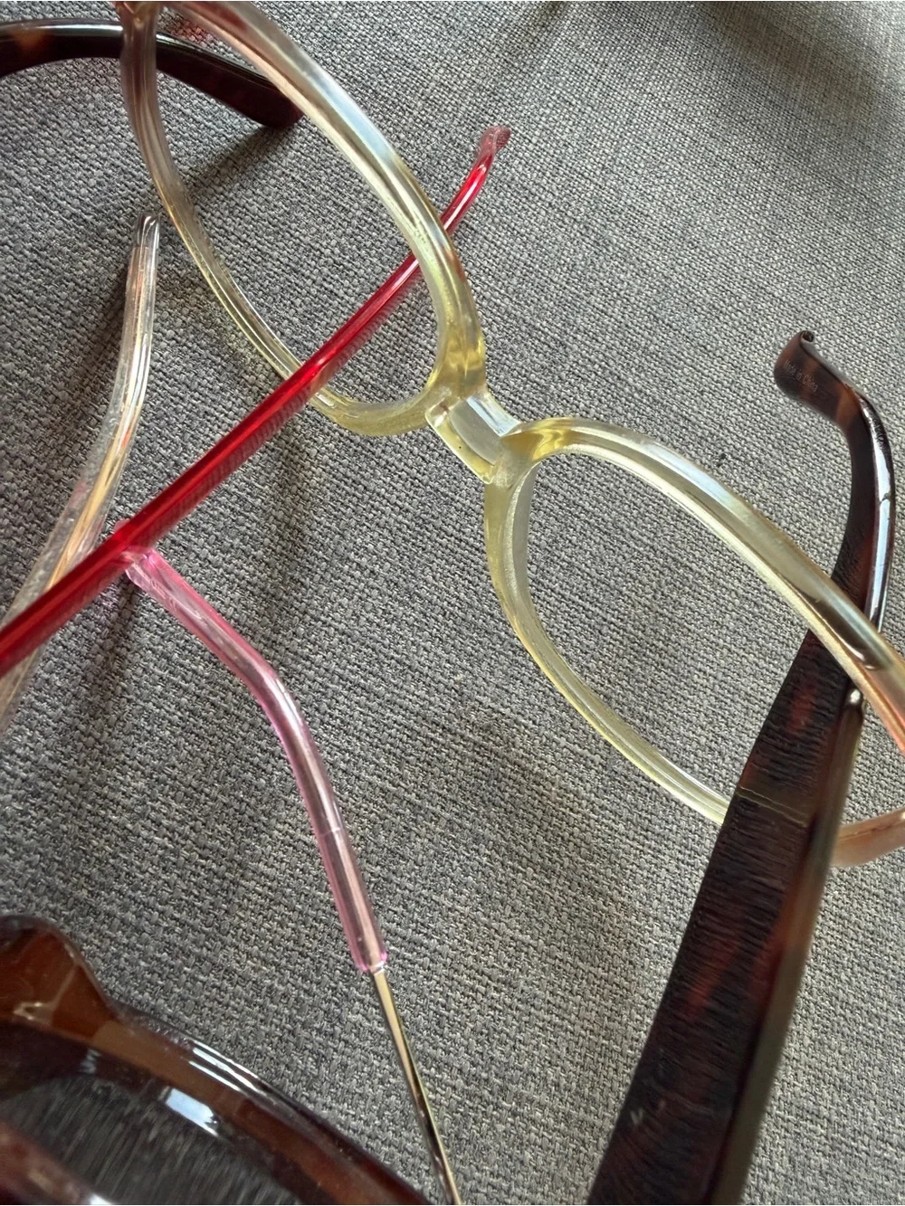 Variety MIX! Heart-Shaped Red and Mixed Color Sunglasses Set
